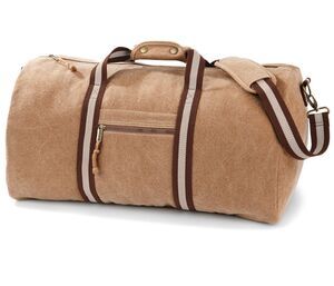 Quadra QD613 - Vintage Canvas Holdall Sahara