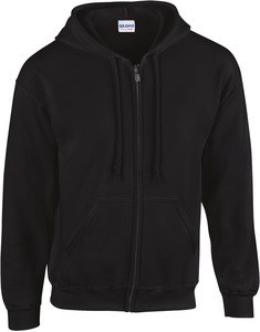 Gildan GI18600 - Heavy Blend Adult Full Zip Hooded Sweatshirt Black