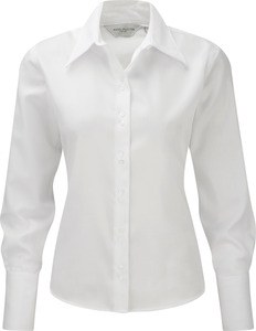 Russell Collection RU956F - Ladies' Long Sleeve Ultimate Non-Iron Shirt White