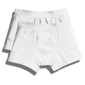 Fruit of the Loom SS700 - Classic shorty 2 pack White