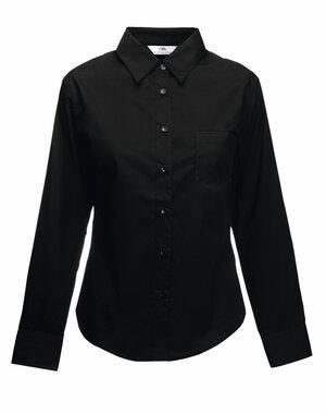 Fruit of the Loom SS012 - Lady-fit poplin long sleeve shirt