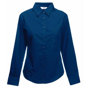 Fruit of the Loom SS012 - Lady-fit poplin long sleeve shirt