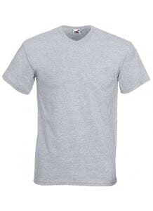 Fruit of the Loom SS034 - Valueweight v-neck tee Heather Grey
