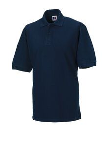 Russell J569M - Classic cotton piqué polo French Navy