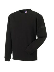 Russell J013M - Heavy duty crew neck sweatshirt Black