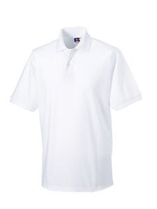 Russell J599M - Hard-wearing 60°C wash polo White