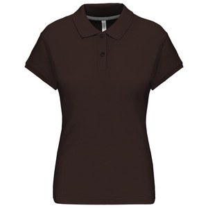 Kariban K242 - LADIES' SHORT SLEEVE PIQUE POLO SHIRT Chocolate