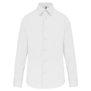 Kariban K529 - MEN'S LONG SLEEVE STRETCH SHIRT White