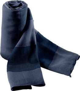 K-up KP067 - CHECHE SCARF Navy / Stone Blue