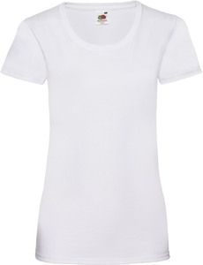 Fruit of the Loom SC61372 - Women's Cotton T-Shirt White