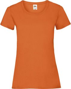 Fruit of the Loom SC61372 - Women's Cotton T-Shirt Orange