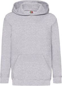 Fruit of the Loom SC62043 - Kids Hooded Sweat (62-034-0) Heather Grey