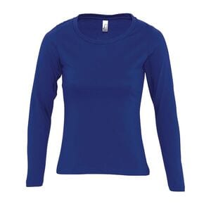 SOL'S 11425 - MAJESTIC Women's Round Neck Long Sleeve T Shirt Outremer