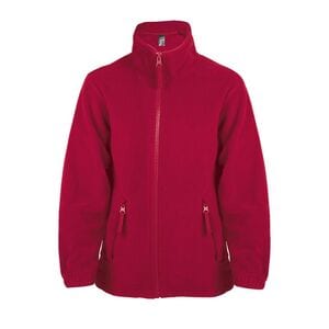 SOL'S 00589 - NORTH KIDS Kids' Zip Fleece Jacket Red