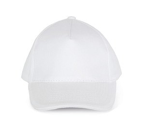 K-up KP148 - KIDS CAP WITH CONTRASTING SANDWICH VISOR - 5 PANELS White