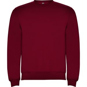 Roly SU1070 - CLASICA Classic sweatshirt with 1x1 elastane rib in collar Garnet