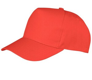 Result RC084 - Boston 5-Panel Printers Cap Red