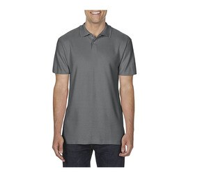 Gildan GN480 - Men's Pique Polo Shirt Charcoal