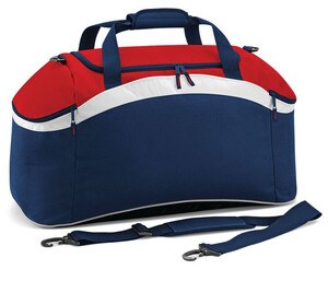 Bag Base BG572 -  Sports bag French Navy/Classic Red/ White