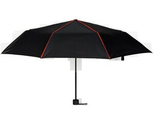 Black&Match BM920 - Mini Foldable Umbrella Black/Orange