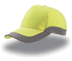 Atlantis AT067 - High visibility 5 panel cap Yellow