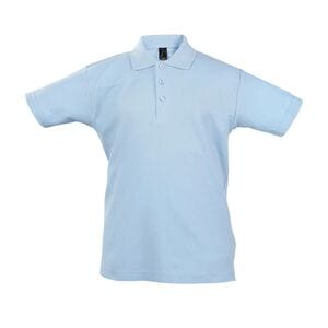SOL'S 11344 - SUMMER II KIDS Kids' Polo Shirt Sky Blue