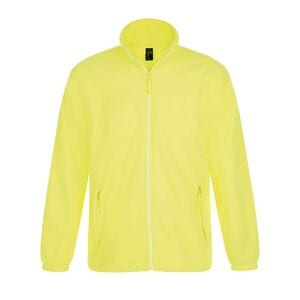SOL'S 55000 - NORTH Men's Zipped Fleece Jacket Neon Yellow