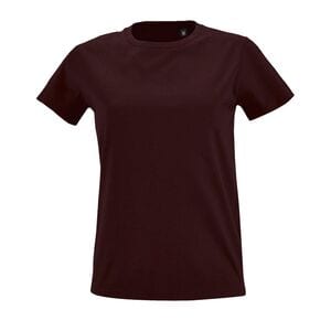 SOL'S 02080 - Imperial FIT WOMEN Round Neck Fitted T Shirt Oxblood