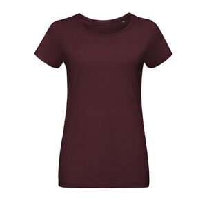 SOL'S 02856 - Martin Women Round Neck Fitted Jersey T Shirt Oxblood