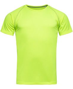 Stdman STE8030 - Crew neck T-shirt for men Stedman - ACTIVE TEAM  Cyber Yellow