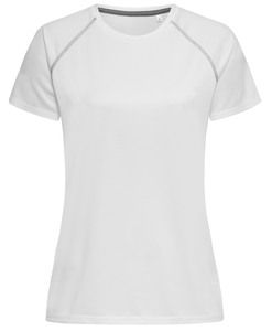Stedman STE8130 - ACTIVE Team Raglan Women's Round Neck T-Shirt White