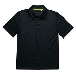 Stedman STE8450 - Active 140 ss men's short sleeve polo shirt Black Opal