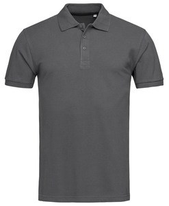 Stedman STE9060  - Short sleeve polo shirt for men Stedman - HARPER Slate Grey