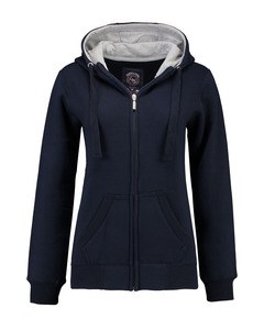 Lemon & Soda LEM3220 - Heavy Sweater Hooded Cardigan for her Navy