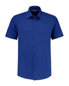 Lemon & Soda LEM3936 - Shirt Poplin Mix SS for him Royal Blue