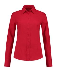 Lemon & Soda LEM3985 - Shirt Poplin LS for her Red