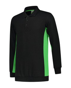 Lemon & Soda LEM4700 - Polosweater Workwear Black/Lime