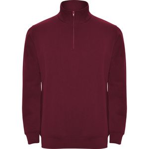 Roly SU1109 - ANETO Sweatshirt with matching half zip and polo neck Garnet