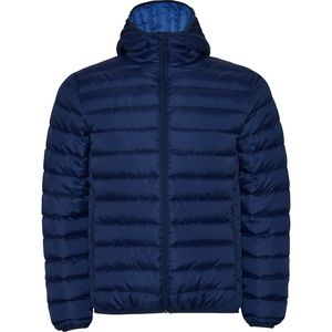 Roly RA5090 - NORWAY Men's feather touch quilted jacket with fitted hood Navy Blue