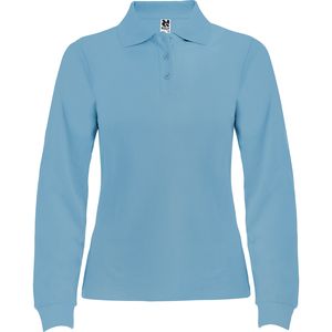 Roly PO6636 - ESTRELLA WOMAN L/S Long-sleeve polo shirt with ribbed collar and cuffs