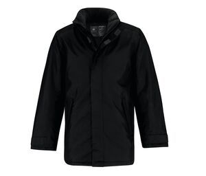 B&C BC332 - Lined men's parka Black