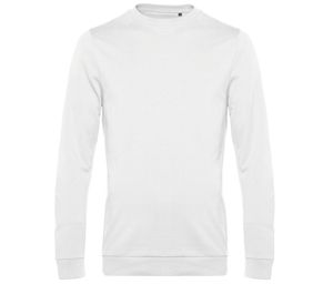 B&C BCU01W - Round neck sweatshirt White