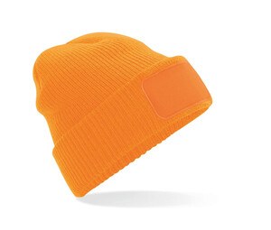 Beechfield BF440 - thinsulate™ beanie with branding area Fluo Orange