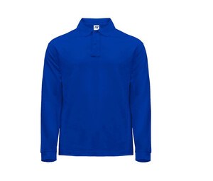 JHK JK215 - Long-sleeved man polo Royal Blue