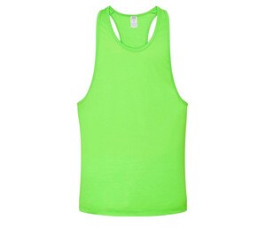 JHK JK420 - Unisex Beach Tank Top Lime Fluor