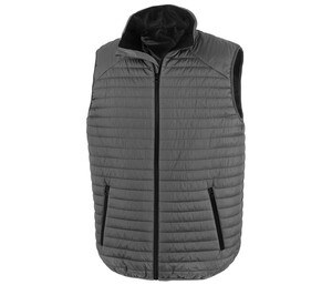 RESULT RS239 - Bodywarmer matelassé Thermoquilt Grey / Black