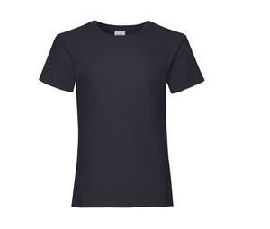 Fruit of the Loom SC229 - Girls Valueweight T-Shirt Deep Navy