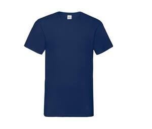 Fruit of the Loom SC234 - Men'S V-Neck Tee Shirt Valueweight Navy