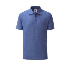 Fruit of the Loom SC280 - Men's Pique Polo Shirt Heather Royal