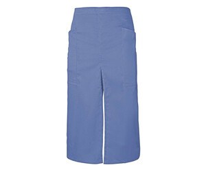 VELILLA V4209 - LONG APRON WITH OPENING AND POCKETS Sky Blue